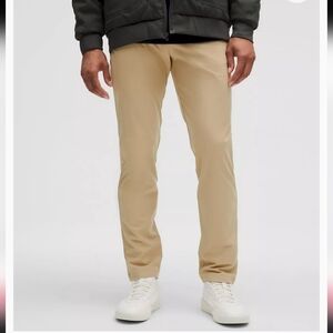 Lululemon Men's ABC 5-pocket Pants Trench Beige Khaki Size 32